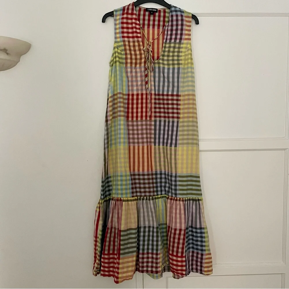 Ilana Kohn pook dress picnic plaid - Picture 4 of 7